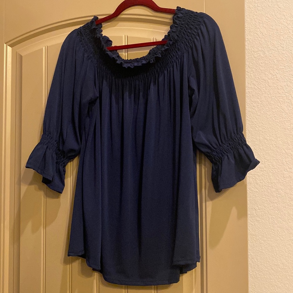 Sejour 2x blue top